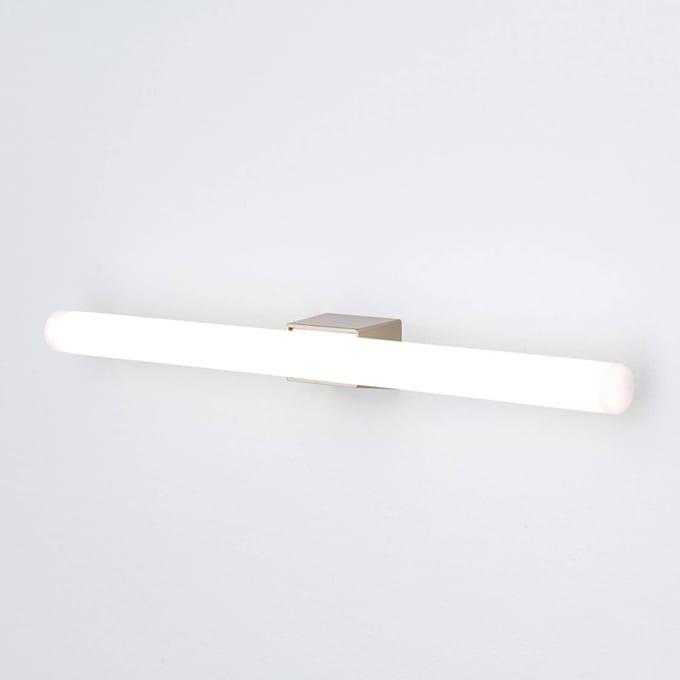 ORION LED spiegellamp Visagist, houder nikkel mat
