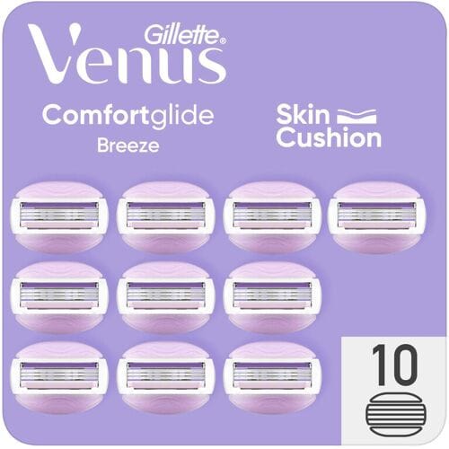 Gillette Venus Comfortglide Breeze - 10 Scheermesjes - voor Vrouwen