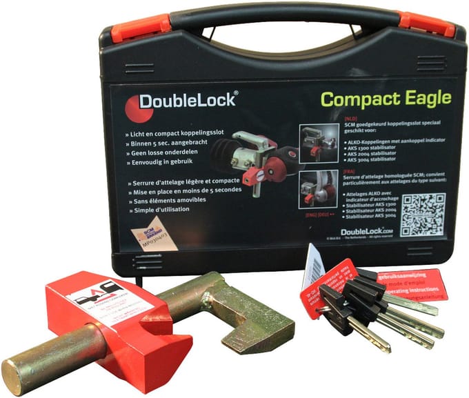 DoubleLock Compact Eagle - SCM gekeurd disselslot - geremde AL-KO koppelingen