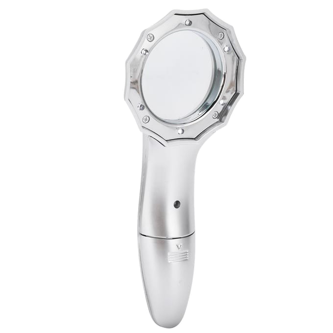 E?600554 Handheld Vergrootglas met 6 LED Klein Kant Observatie Vergrootglas voor Buiten