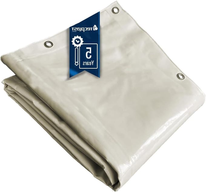 Dakzeil - Afdekzeil PVC - Dak Beschermen - 5 Jaar Garantie - 2x3 Meter - Roomwit