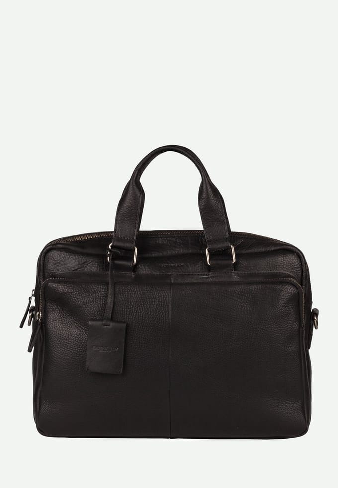 Burkely Fundamentals Antique Avery Workbag 15.6" - Laptoptas - Volwassenen - Zwart