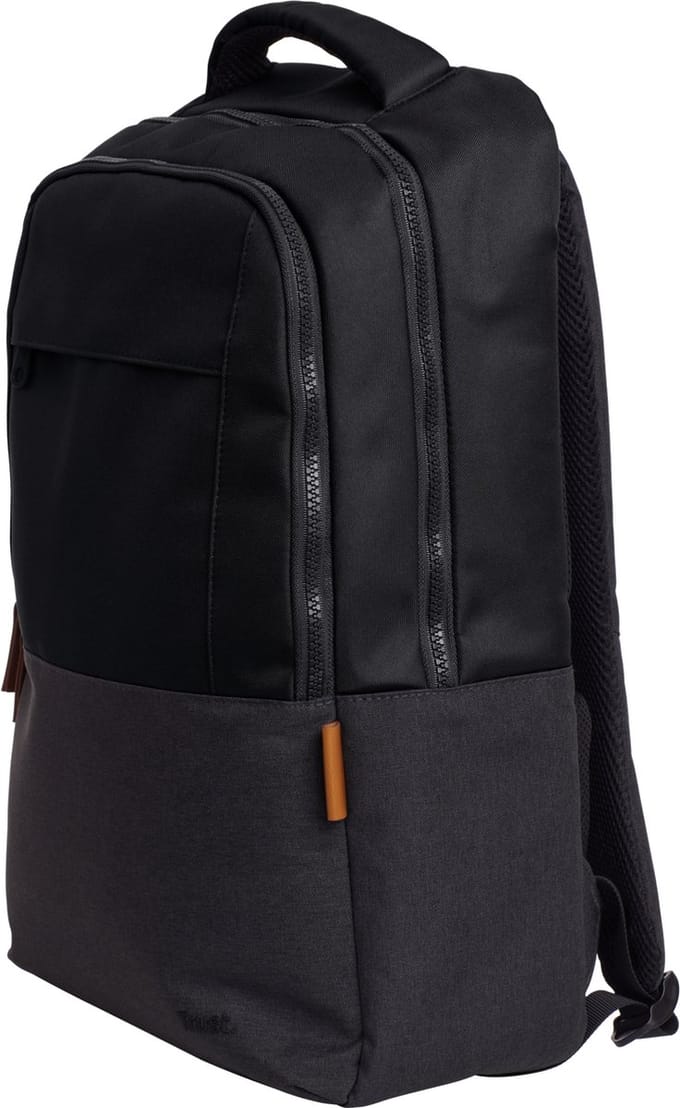 Trust Lisboa - Laptoprugzak 16 inch - Gevoerd Laptopvak - 23 Liter - Zwart