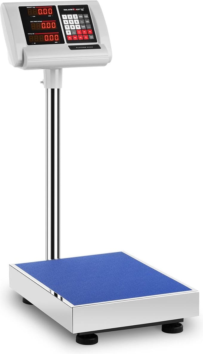 Platformweegschaal - 100 kg / 0,01 kg - 40 x 30 cm - LED - Steinberg Systems