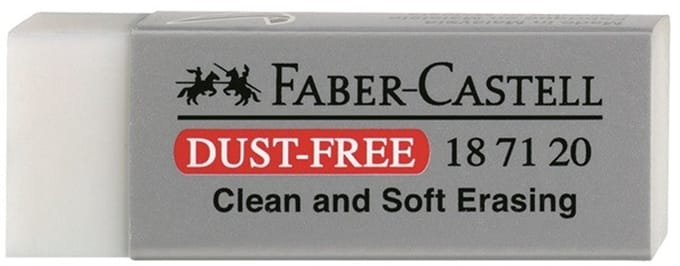 Faber-Castell Dust-Free vlakgum Wit 1 stuk(s)