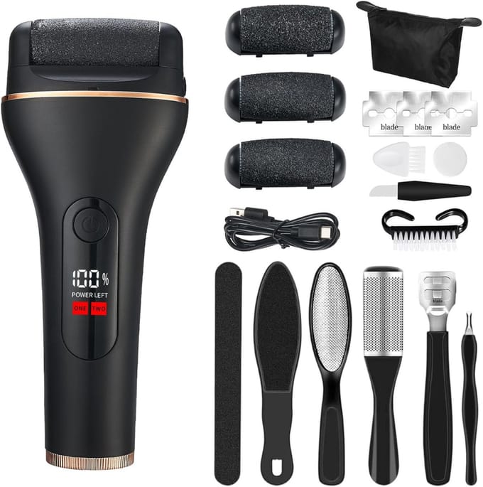 White-Label® Elektrische Eeltverwijderaar - Pedicureset Electrisch - Voetvijl