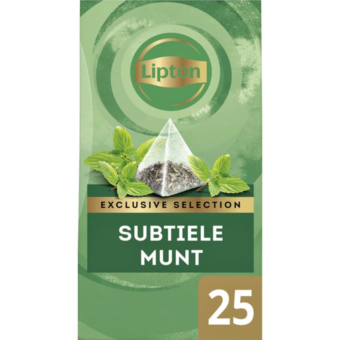 Lipton Exclusive Selection Thee subtiele munt - Doos 25 stuks x 1,08 gram