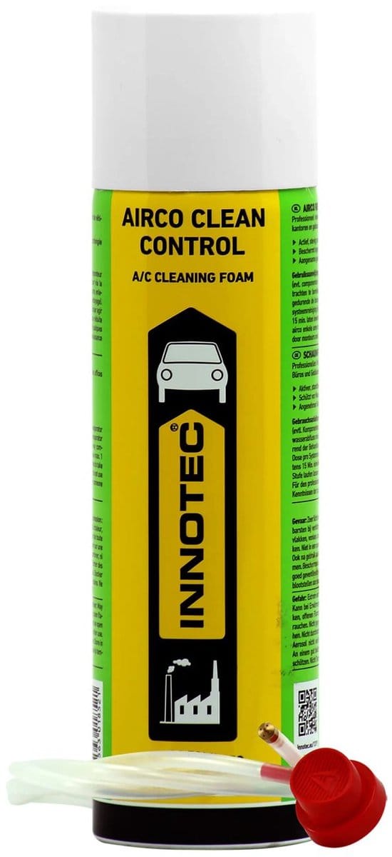 Airco reiniger 250 ml met slang voor auto en huis