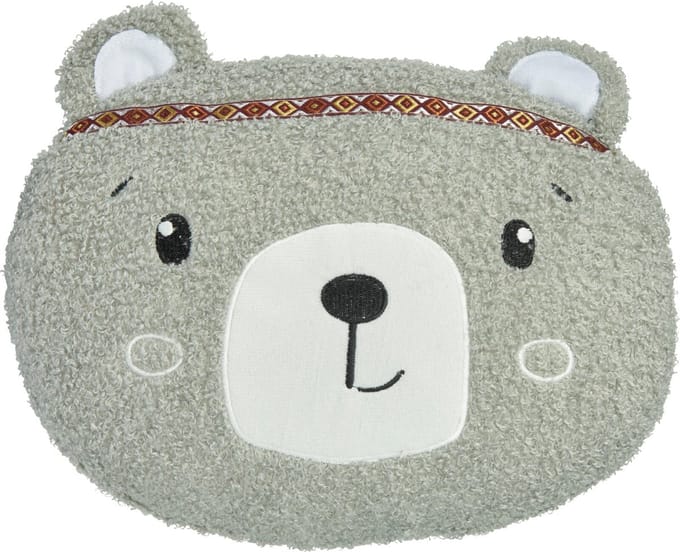 Home & Styling Sierkussen Bear - Berenkussen - Grijs