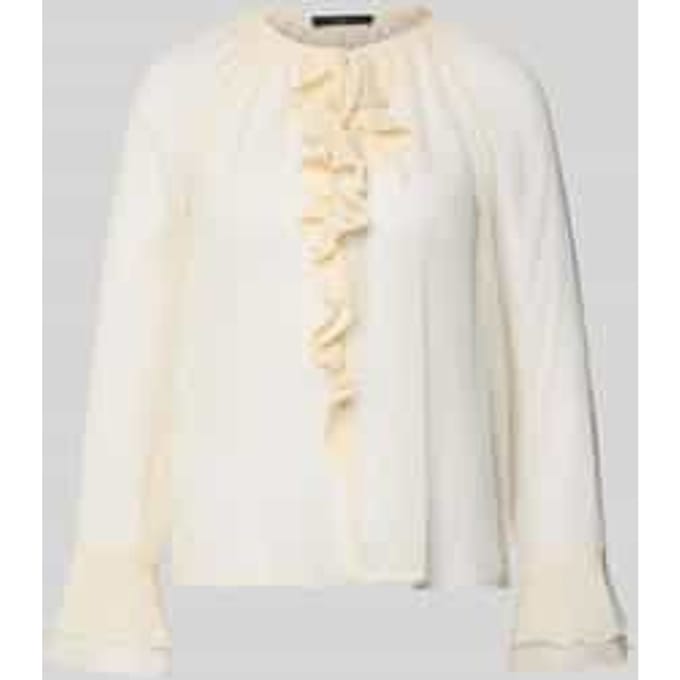 Regular fit blouse met volants