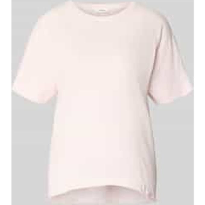 s.Oliver - female - Relaxed T-shirt met kledingstukverf en open zoom