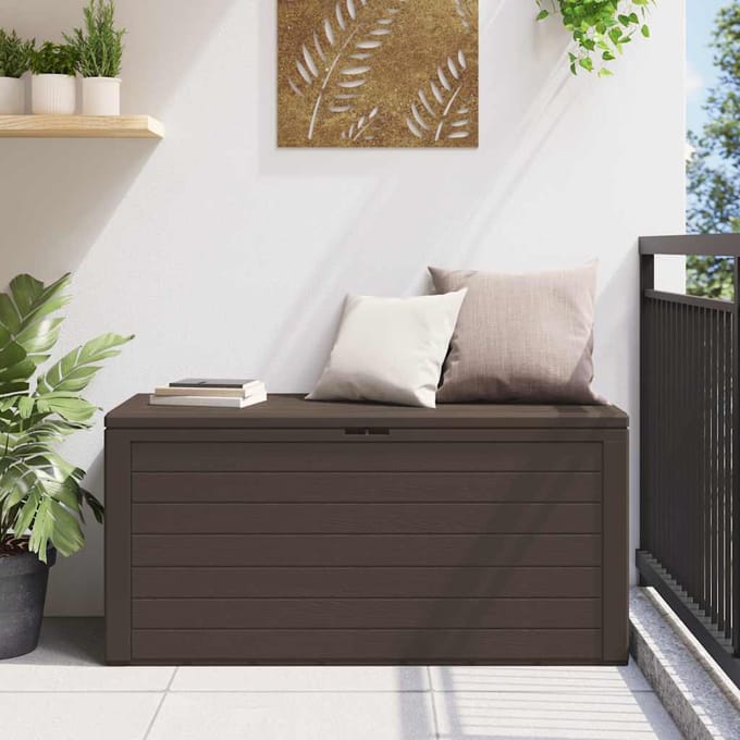 vidaXL - Tuinbox - 116x44x55 - cm - bruin