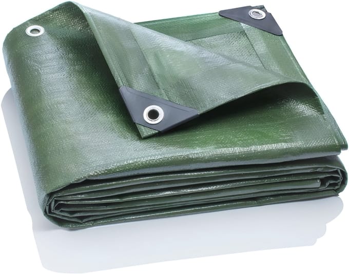 KAD® Afdekzeil - Veranda Zeil - Dekzeil Groen - 200cm x 300cm x 2cm