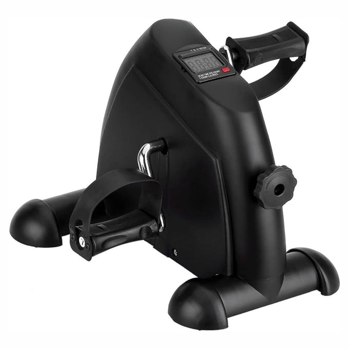 Aurixi® Bureaufiets - Stoelfiets - Bewegingstrainer - Instelbare Weerstand - Zwart - 41cm x 35cm x 31cm