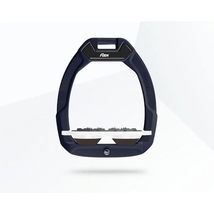 Veiligheidsstijgbeugels Plat Ultra Grip Rood/Wit/Bruin Flex-On Safe-On