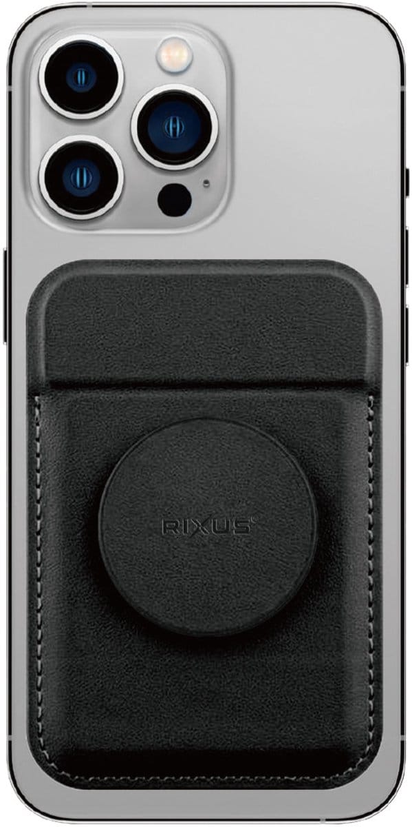 Rixus RXCH20B Card Holder With MagSafe Black