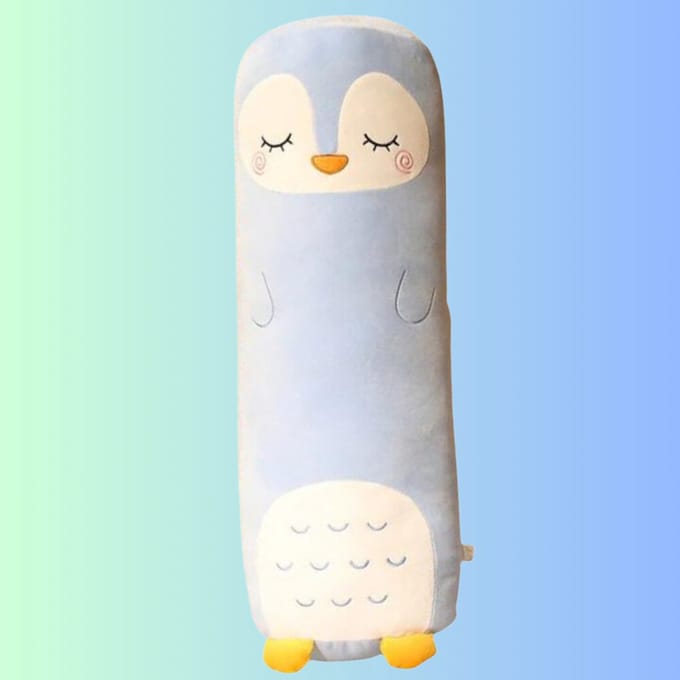Frooneys Patrick - Fat Huggey plushie knuffel kussen - Kawaii Plush Pinguïn Knuffelkussen - Pinguïnknuffel 70 cm