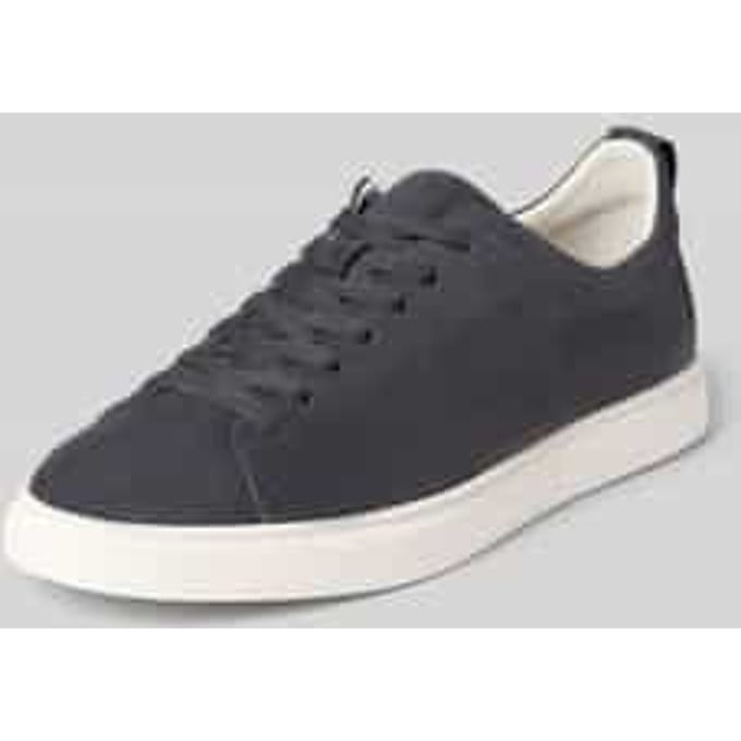 Sneakers van echt leer in velourslook model 'Uwin'