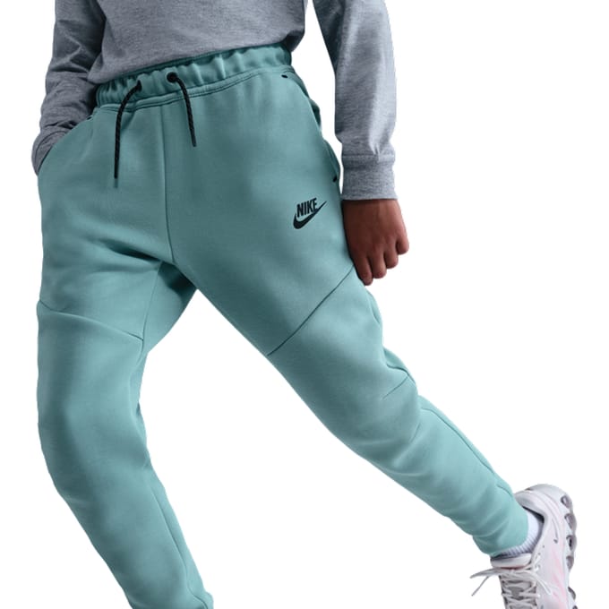 Nike Tech Fleece Broeken Kinder - Groen - Maat 122 - 128 CM