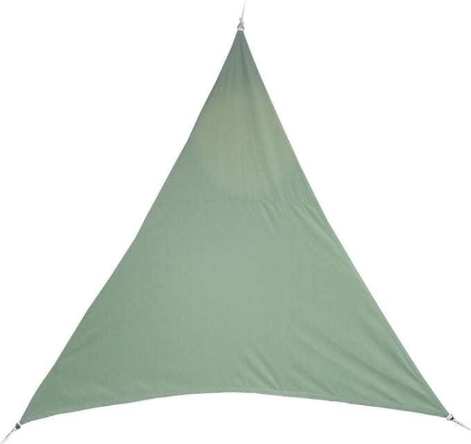 Premium kwaliteit schaduwdoek/zonnescherm Shae driehoek groen - 3 x 3 x 3 meter - Terras/tuin zonwering