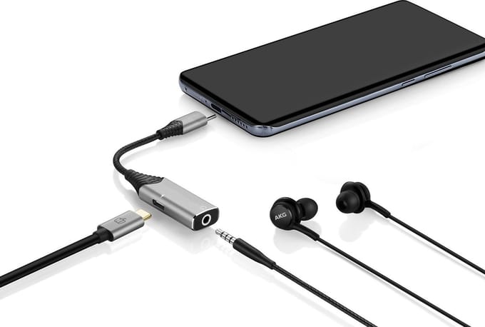 PEPPER JOBS USB C HUB C2PDA PLUS | 2-in-1 USB C Adapter | Snellader