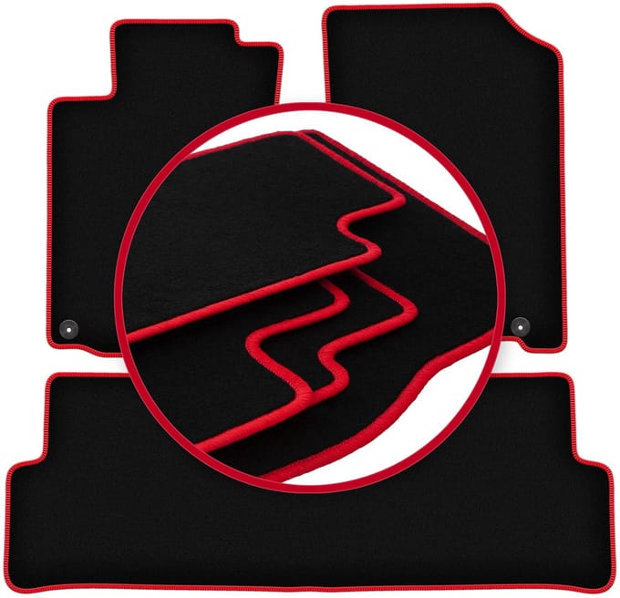 CARLUX-RED automatten voor: Honda CR-V IV SUV (2011-2018)