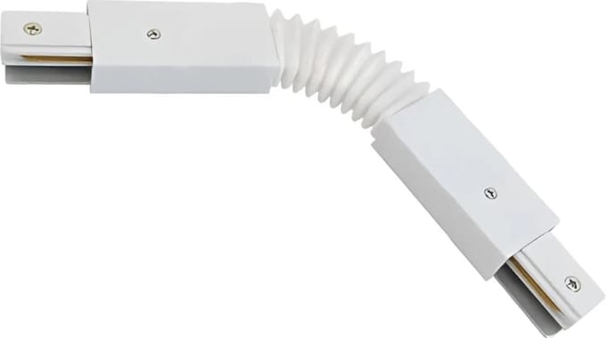 Qub Flexibel Koppelstuk - 1-fase railverlichting - Wit