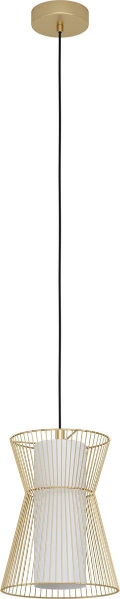 EGLO Maseta Hanglamp - E27 - Ø 22,5 cm - Goud/Wit