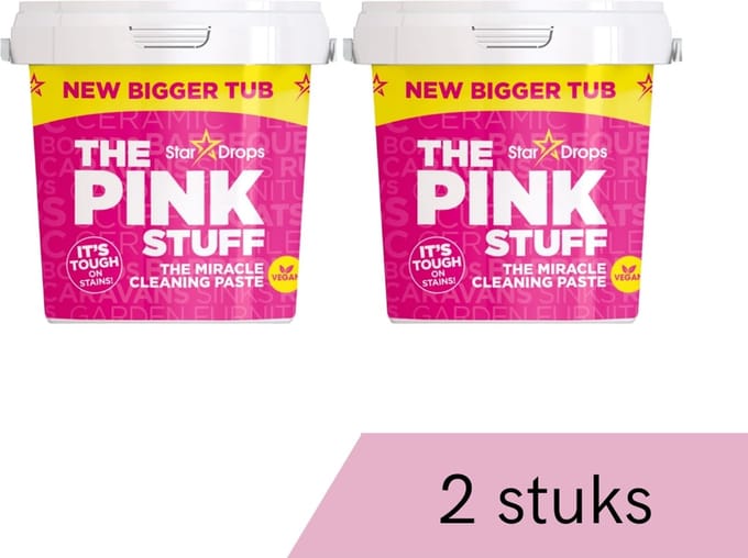 The Pink Stuff - Schoonmaakpasta - 2 x 850 gram - Voordeelverpakking