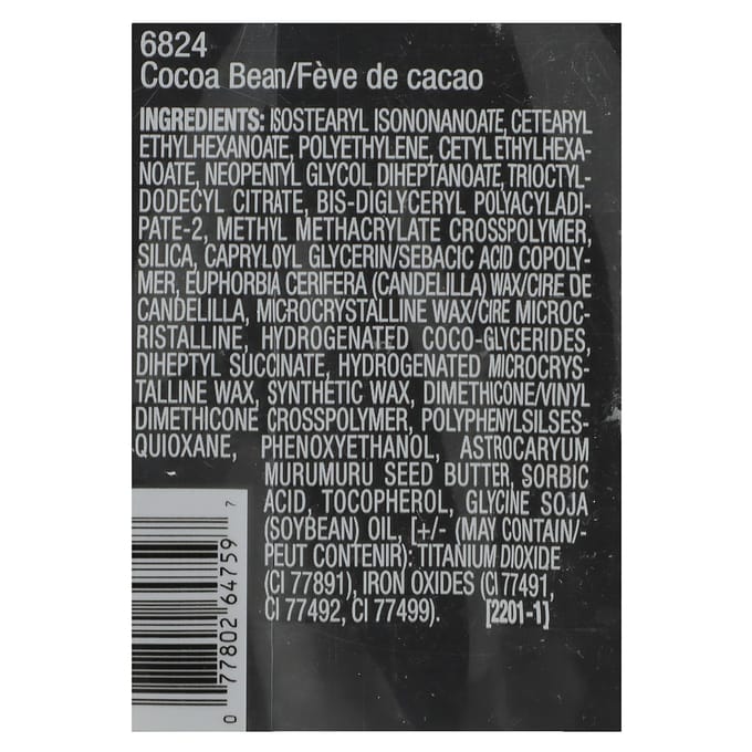 Color Perfect, Foundation Stick, 6824 Cacao Bean, 7G(0,25 oz) black