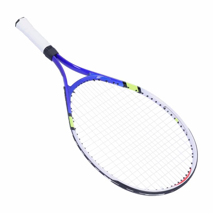 Regail Tiener Tennisracket Aluminiumlegering Frame Kinderen Tennisracket Set voor TrainingBlauw white