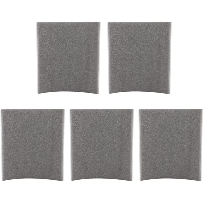 5 stuks Huishoudelijk Universeel Stofzuiger Motor Spons Filter Scherm Zeef Accessoire gray