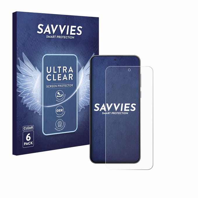 Savvies - Screenprotector voor OnePlus Nord 5 - Folie Beschermfolie transparant 6 Stuks