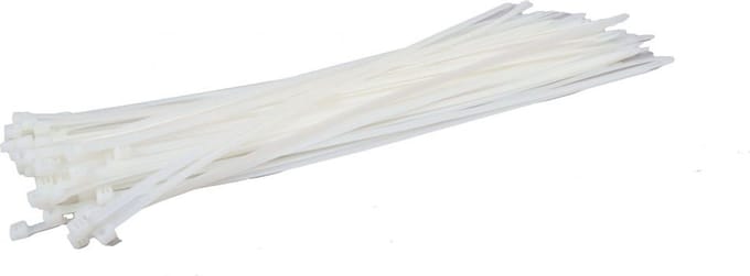 TD47 Kabelbinders 9.0 x 300 mm Wit - Tie wraps - Tyraps