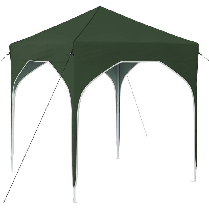 vidaXL - Pop-up - Feesttent - 194 - x - 194 - x - 245 - cm - Groen