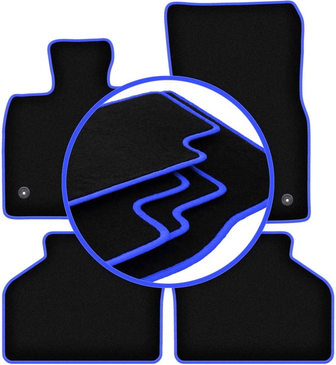 CARLUX-BLUE automatten voor: BMW GT F07 FL GT (2013-2018)