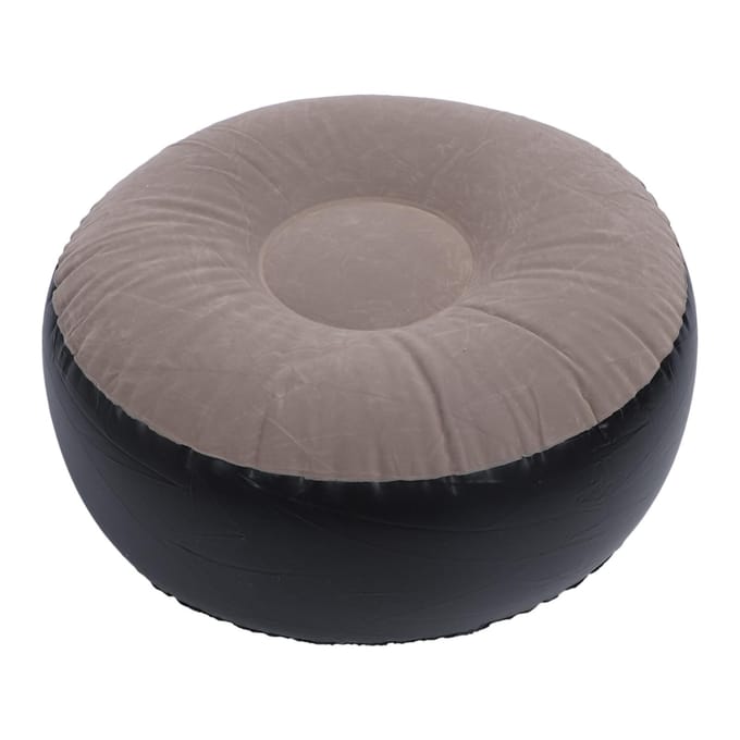 Tabouret Gonflable Floqué Polyvalent Léger Portable Design Ergonomique Rond Tabouret Gonflable Portable pour le Voyage café