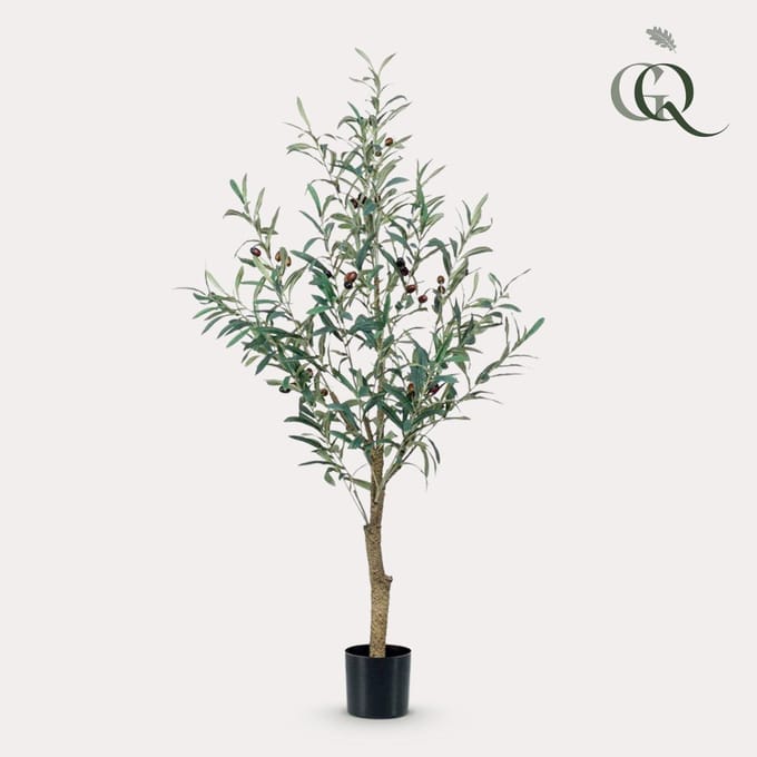 Kunst Olijfboom - Olea Europaea - Olijfboom - 115 cm