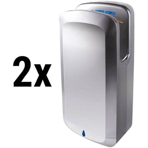GGM Gastro (2 Stück) Händetrockner mit Filter - Grau Zilver