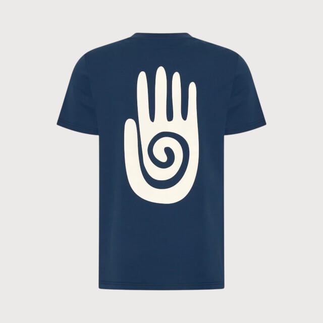 Blue Industry Het backprint t-shirt |