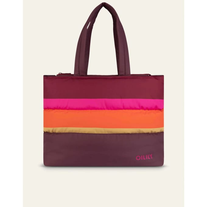 Oilily Sally - Shopper - Dames - Ritssluiting - Waterafstotend - Bruin - One size