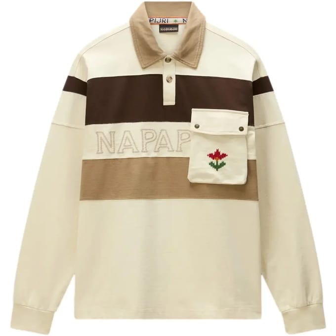 Polo met lange mouwen Napapijri E-Bloom
