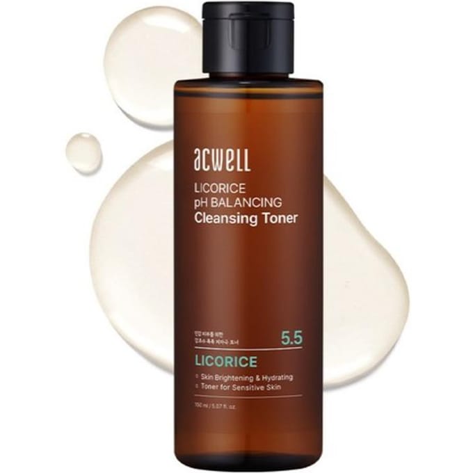 ACWELL Zoethout pH-Balancerende Reinigingstoner 150ml brown