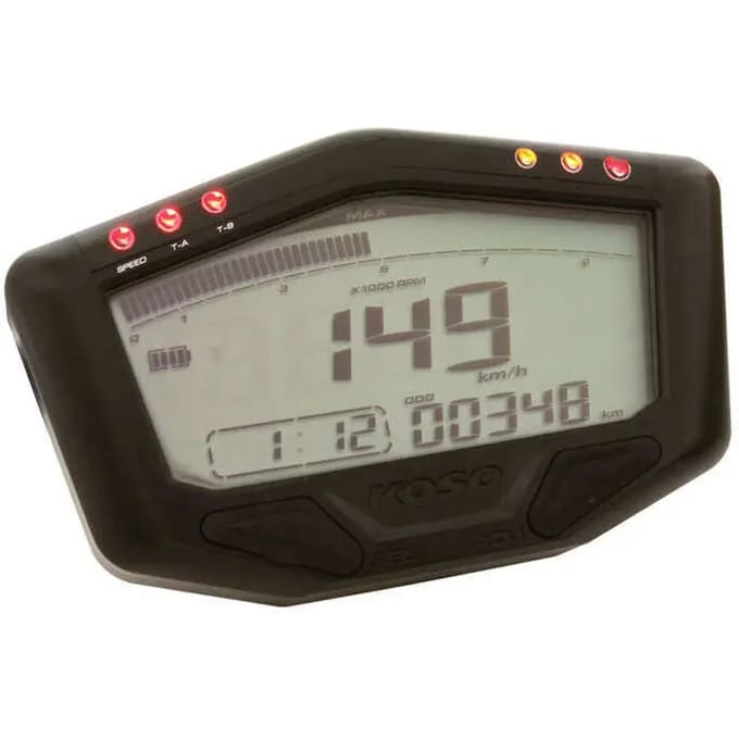 Koso North America Db-02r 22010082 Snelheidsmeter Transparant
