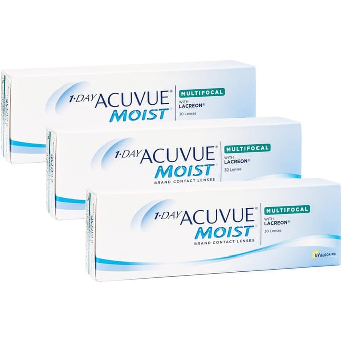 -1.00 - 1-DAY ACUVUE® MOIST MULTIFOCAL - Medium - 90 pack - Daglenzen - BC 8.40 - Multifocale contactlenzen