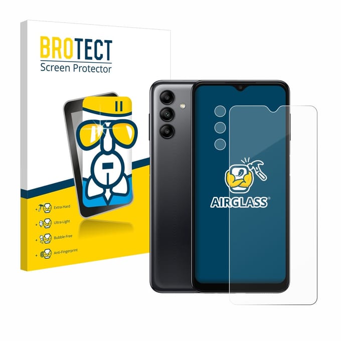 Screenprotector voor Samsung Galaxy A04s (Voor+Camera) Beschermglas transparant
