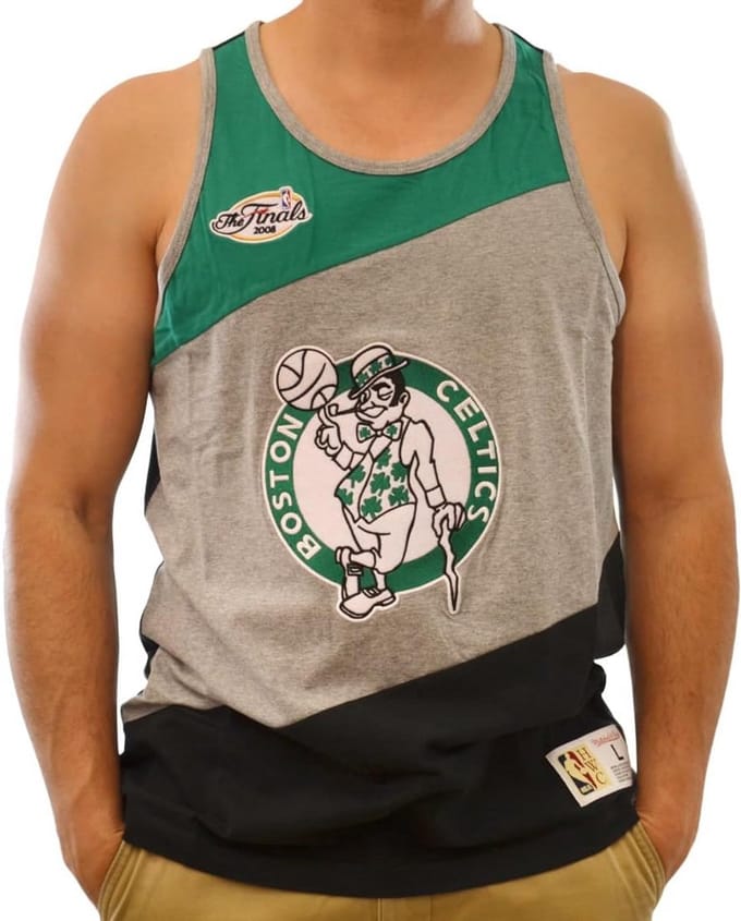 NBA Tanktop Boston Celtics Kleurblokken - Comfortabel Basketbal Shirt