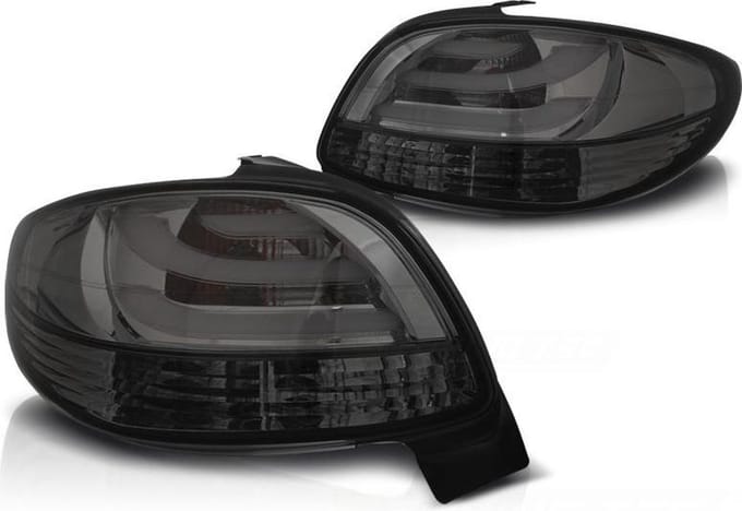 Achterlichten PEUGEOT 206 10 98- SMOKE LED STRIP