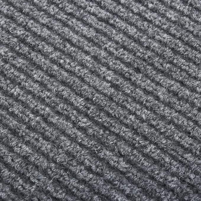 vidaXL - Droogloopmat - 100x150 - cm - grijs