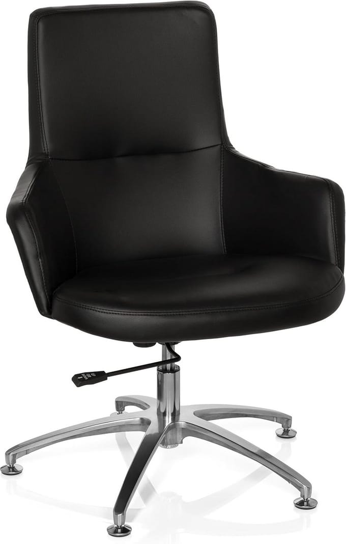 Loungefauteuil Relaxstoel Zwart Kunstleer Comfortabele Zithoek